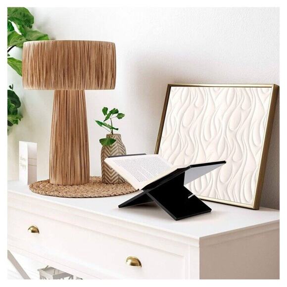 Acrylic Book Holder Functional X Shaped Book Stand for Displaying Book Reading - Picture 2 of 7